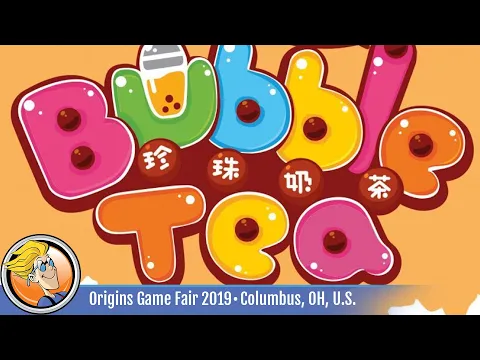 Bubble Tea - game overview at Origins Game Fair 2019