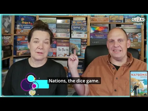 Playthrough Nations the Dice Game with Dave & Ilka