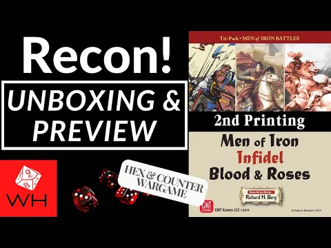 Recon! Men of Iron Tri-Pack: Men of Iron, Infidel, Blood & Roses | Wargame | 2026 Printing | Preview