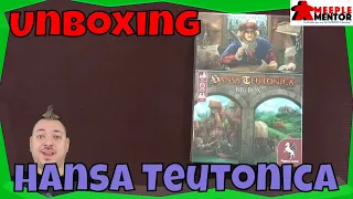 Unboxing Hansa Teutonica Big Box