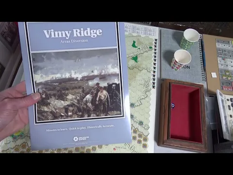 About To Play "Vimy Ridge: Arras Diversion", From Decision Games.