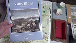 About To Play "Vimy Ridge: Arras Diversion", From Decision Games.