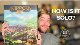 Nippon: Zaibatsu - Board Game Solo Review!