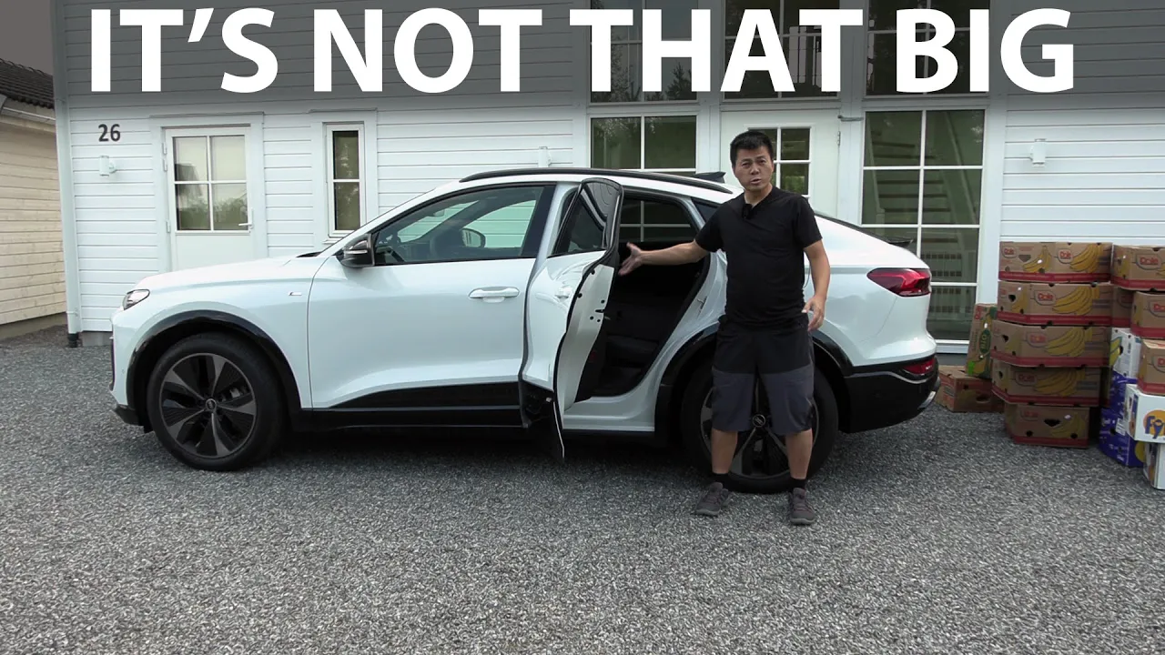 Audi Q6 e-tron Sportback banana box test