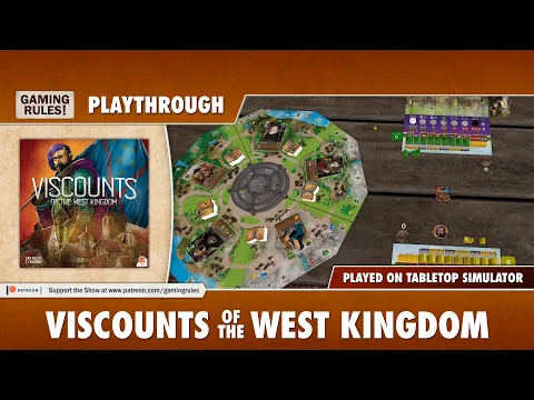 Viscounts of the West Kingdom: Playthrough on Tabletop Simulator