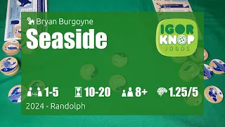 Seaside: regras e partida completa, passo a passo e em português