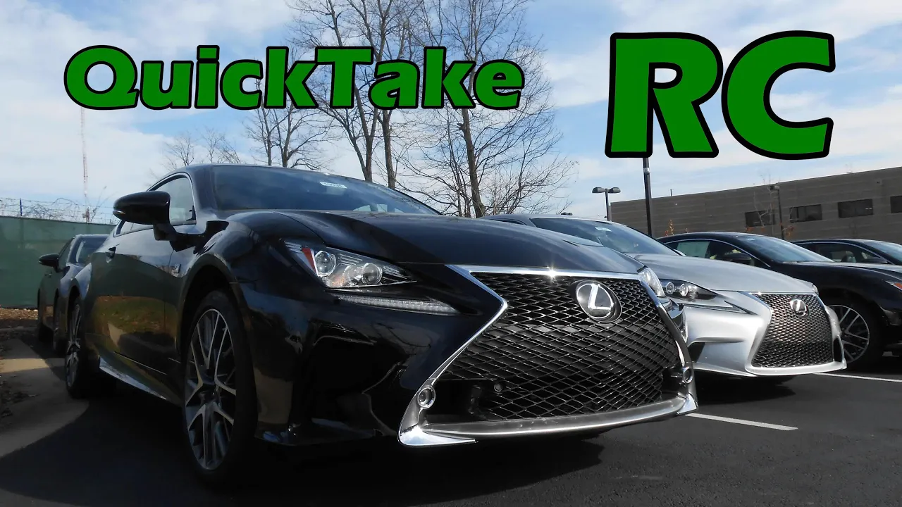 2016 Lexus RC 350 F-Sport: QuickTake Review