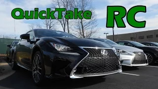 2016 Lexus RC 350 F-Sport: QuickTake Review