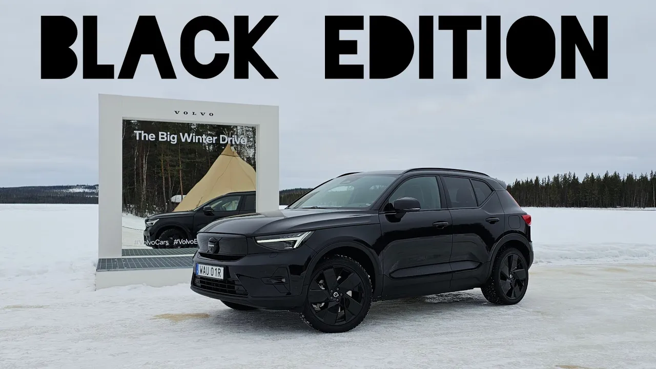 Volvo EX40 Black Edition 😎 + Ice Track disappointment. Safety over playfulness
