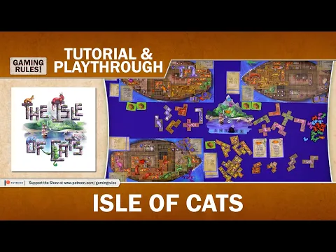Isle of Cats - Tutorial and Playthrough with Gaming Rules!