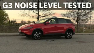 Xpeng G3 soundproofing test