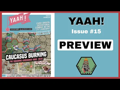 Moe previews Yaah! magazine and Caucasus Burning