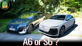 Audi S6 e-tron Avant vs A6 e-tron | Comfort or Performance? Full Comparison