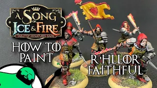 Painting Poorly: HOW TO PAINT - A Song of Ice and Fire Miniatures Game - R'hllor Faithful
