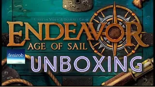 Endeavor: Age Of Sail Board Game | Unboxing (No Talking)