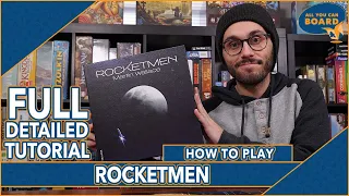 ROCKETMEN | FULL Tutorial & Overview | A Martin Wallace, Deck-Building, SPACE RACE!