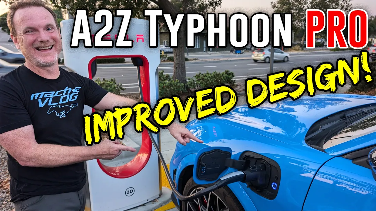 Tesla Supercharger NACS Adapter for GM, Ford, Rivian - A2Z Typhoon PRO - NEW & IMPROVED!