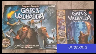 Gates of Valhalla Core Box and Map Tiles Expansion Unboxing (Shadows of Brimstone Adventures)