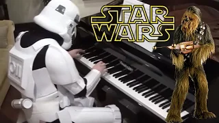 Star Wars Throne Room and Ending Title on Piano