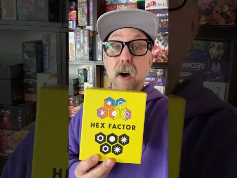 Hex Factor! A Unique Puzzle Game #boardgames #puzzle #puzzlegame #tabletopgames #gamenight