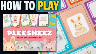 Pleesheez | How to Play | Learn to Play in 4 Minutes! | Trick-Taking Pillow Fight & Stuffed Animals