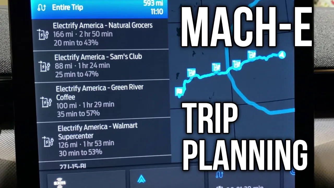 Mach-E EV Road Trip Planning Tools