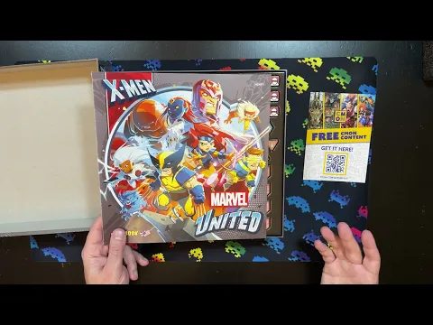 Marvel United Xmen Board Game Unboxing