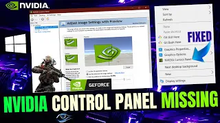FIX : Nvidia Control Panel Display Settings Missing Windows 10 | Nvidia Control Panel Missing | 2020