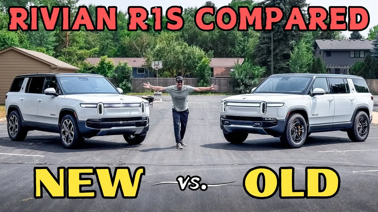 Rivian R1S Gen 1 vs Gen 2 Side By Side! Here Are All Of The Changes