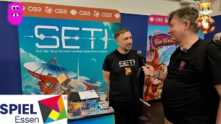 SETI: Search for Extraterrestrial Intelligence, interview with Tomáš Holek at Spiel Essen 2025