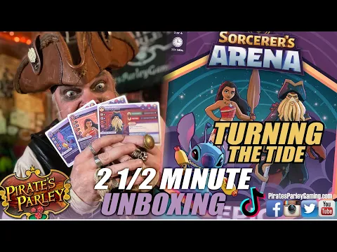 Sorcerer’s Arena “Turning the Tide” expansion UNBOXING