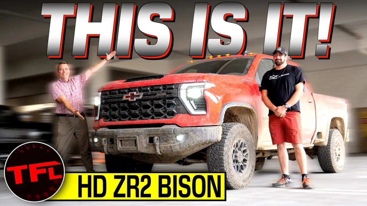 TFL Exclusive: I Go Hands On with the First-Ever 2024 Chevy Silverado HD ZR2 Bison OFF-ROADER!