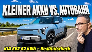 Autobahn-Realität: Kia EV2 Standard Range Autobahnreichweite & Ladetest