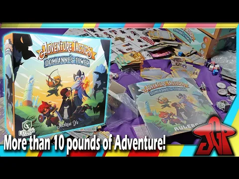Adventure Tactics: Domianne's Tower (second edition) unboxing with Hero Pack 1