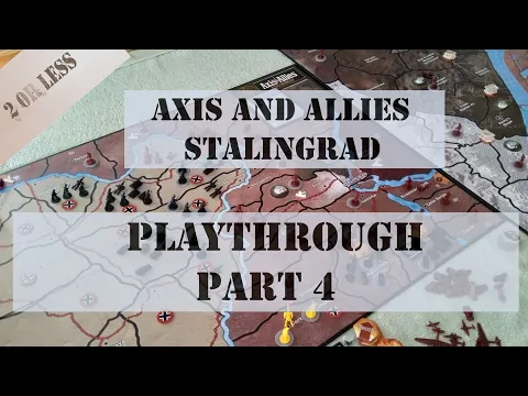 Axis and Allies Stalingrad Playthrough Part 4