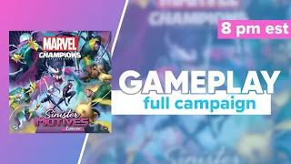 Marvel Champions Sinister Motives Campaign Gameplay & First Impressions