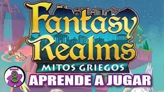 FANTASY REALMS MITOS GRIEGOS - Cómo se juega - TUTORIAL - Juego de Mesa - unna