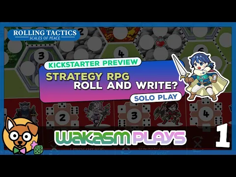 Rolling Tactics Scales of Peace Solo Gameplay Kickstarter Preview