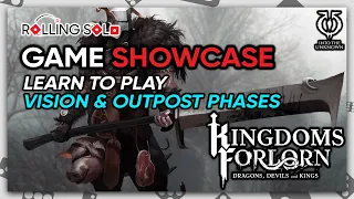 Kingdoms Forlorn: Dragons, Devils and Kings | Learn To Play | Vision & Outpost Phases | Part #1