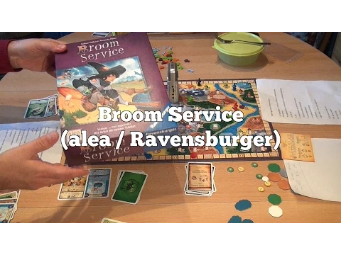 Broom Service (alea / Ravensburger): Rezension und Beispielrunde von Spiele-Podcast.de