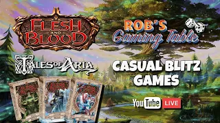 Flesh and Blood - Tales of Aria - Casual Blitz Games