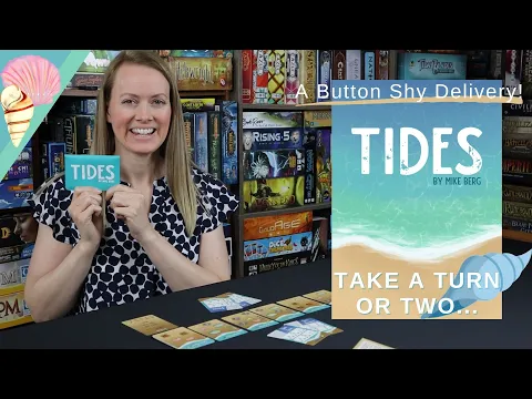 TIDES Review | Set Collect & Score Big in This 2-Player Button Shy Card Game!