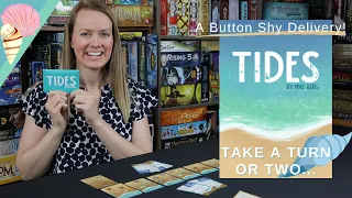 TIDES Review | Set Collect & Score Big in This 2-Player Button Shy Card Game!