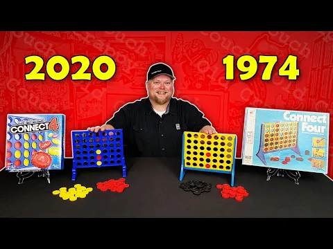 Connect 4 - Retro Board Game Review - Milton Bradley 1974 vs. Hasbro 2020 #boardgames #classicgames