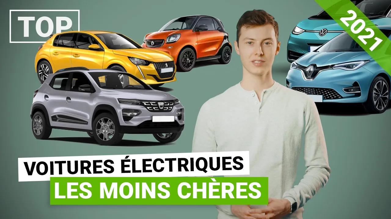 Le TOP 10 des voitures électriques les moins chères en 2021