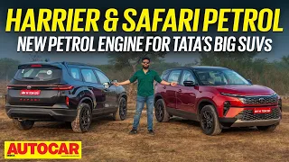 Tata Harrier and Safari petrol review - Change of heart | First Drive | Autocar India
