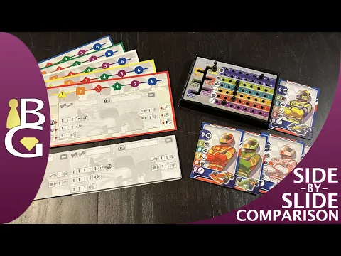 Formula D(é) — Side-by-Slide Board Game Comparison