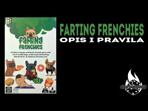 Farting Frenchies - Opis i pravila (porodična kartaška igra 2-4 igrača)