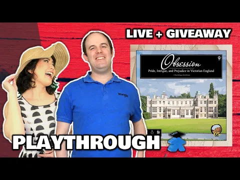 Obsession - LIVE Playthrough Board Game & Worldwide Giveway