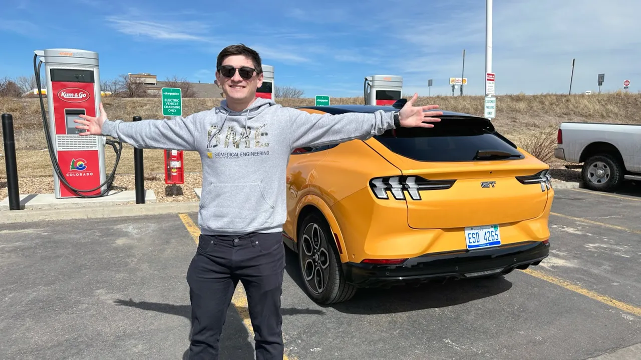 Ford Mustang Mach-E GT 70-MPH Highway Range Test